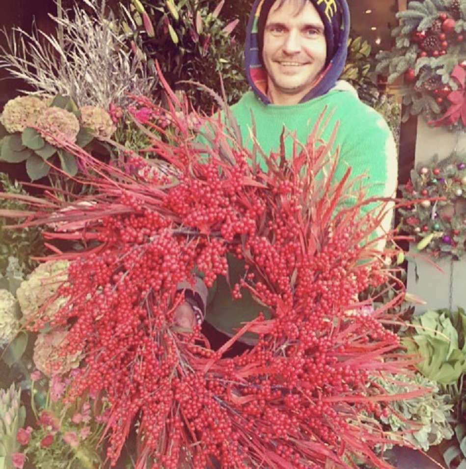 David at the Flower Stand on Northcote Road